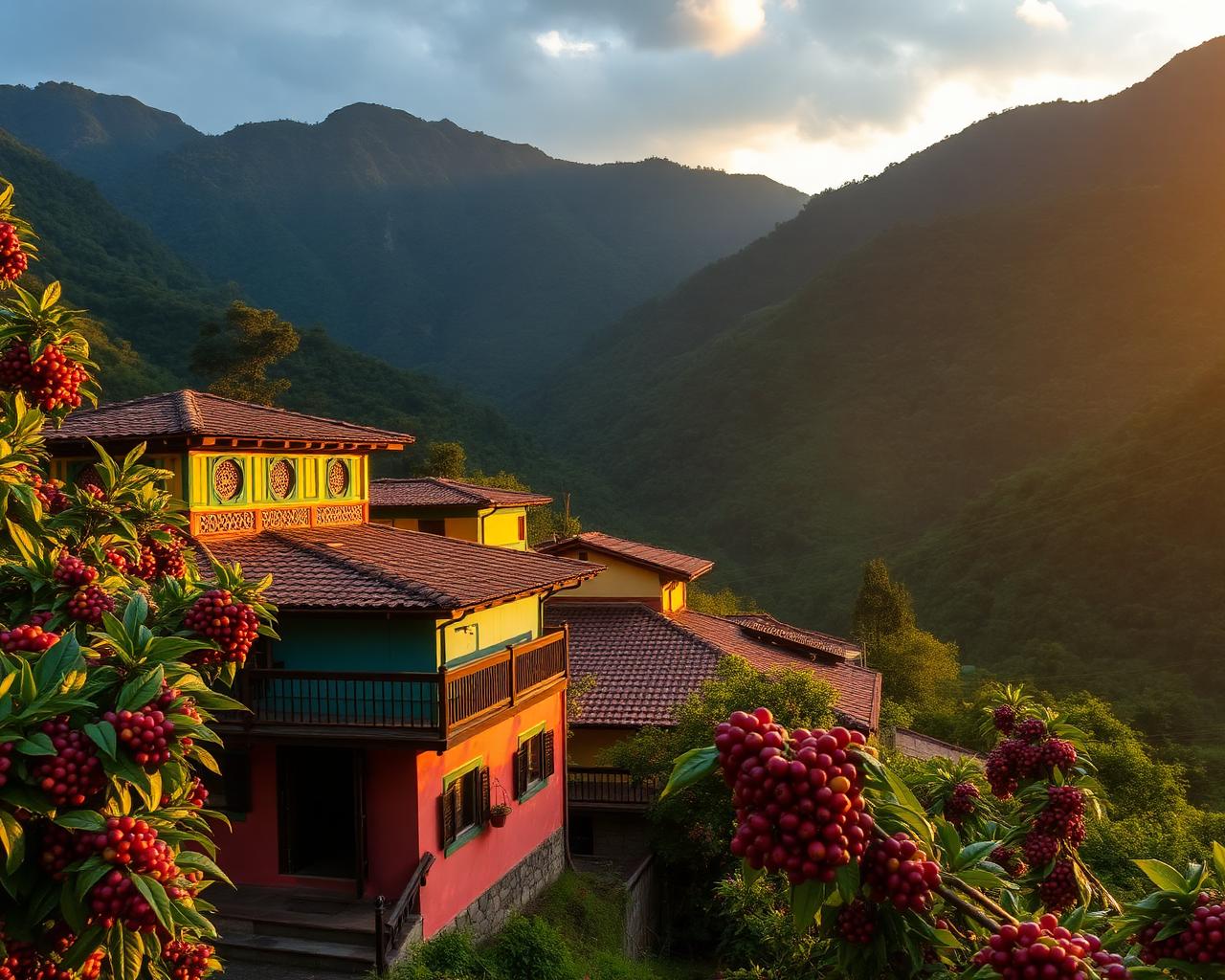Antioquia coffee landscape